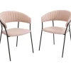 KARE Design Chaise a. acc. Belle rose (2/set)> Meubles