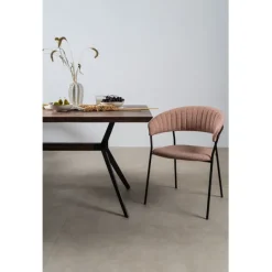 KARE Design Chaise a. acc. Belle rose (2/set)> Meubles
