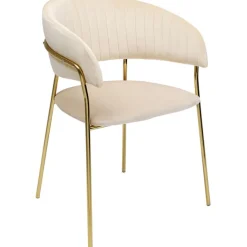 KARE Design Chaise a. acc. Belle Velvet crème (2/set)><noscript><img width=