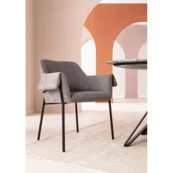 KARE Design Chaise a. acc. Bess gris> Meubles