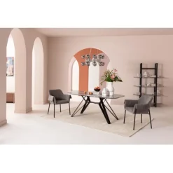 KARE Design Chaise a. acc. Bess gris><noscript><img width=