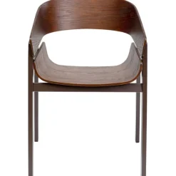 KARE Design Chaise a. acc. Biarritz marron> Meubles