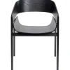 KARE Design Chaise a. acc. Biarritz noir> Meubles