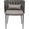 KARE Design Chaise a. acc. Cheerio gris av. coussin> Meubles