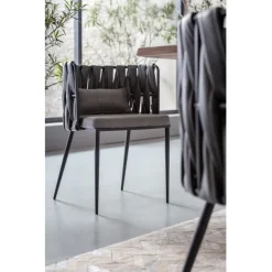 KARE Design Chaise a. acc. Cheerio gris av. coussin><noscript><img width=
