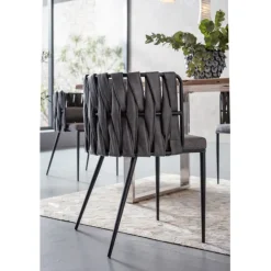 KARE Design Chaise a. acc. Cheerio gris av. coussin><noscript><img width=