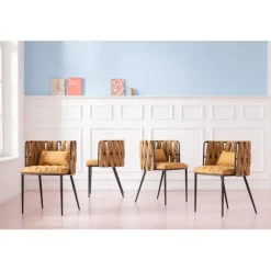 KARE Design Chaise a. acc. Cheerio jaune a.coussin><noscript><img width=