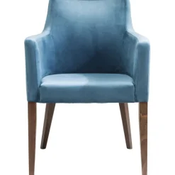 KARE Design Chaise a. acc. Mode velours pétrole> Meubles