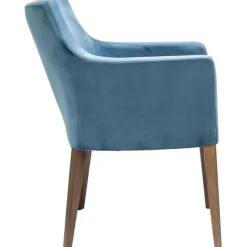 KARE Design Chaise a. acc. Mode velours pétrole><noscript><img width=