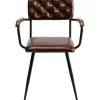 KARE Design Chaise a. acc. Salsa.cuir marron> Meubles