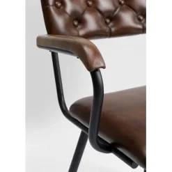 KARE Design Chaise a. acc. Salsa.cuir marron><noscript><img width=