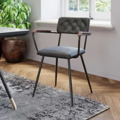 KARE Design Chaise a. acc. Salsa.cuir vert foncé> Meubles