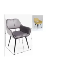 KARE Design Chaise a. acc. San Francisco vert clair><noscript><img width=