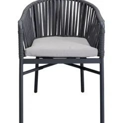 KARE Design Chaise a. acc. Santanyi gris foncé> Meubles