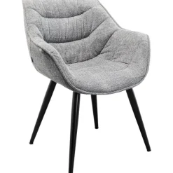 KARE Design Chaise a. acc. Thelma mélange gris> Meubles