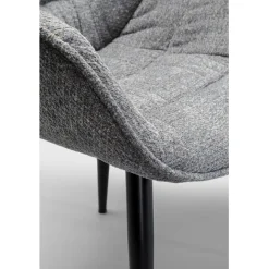 KARE Design Chaise a. acc. Thelma mélange gris><noscript><img width=