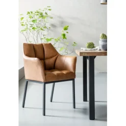 KARE Design Chaise a. acc. Thinktank marron> Meubles