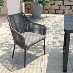 KARE Design Chaise a. acc.Wave gris> Meubles