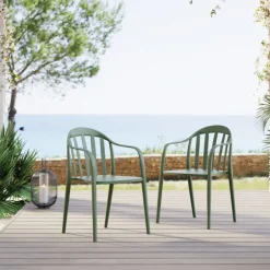 KARE Design Chaise a.acc. Flores gris vert> Meubles