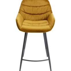 KARE Design Chaise bar Bristol jaune 69cm> Meubles