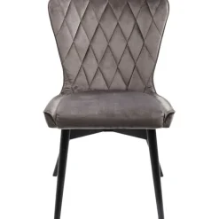 KARE Design Chaise Black Marshall velours gris> Meubles