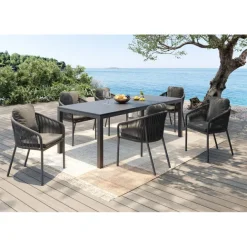 KARE Design Chaise Cyprus gris> Meubles