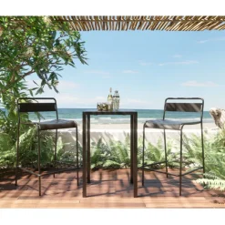 KARE Design Chaise de bar Jardin noir> Meubles