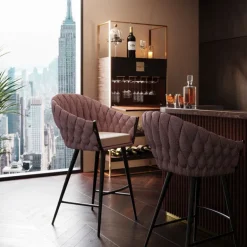 KARE Design Chaise de bar Knot Tweed> Meubles