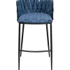 KARE Design Chaise de bar Saluti bleu 77cm> Meubles
