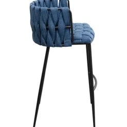 KARE Design Chaise de bar Saluti bleu 77cm><noscript><img width=