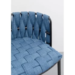 KARE Design Chaise de bar Saluti bleu 77cm><noscript><img width=