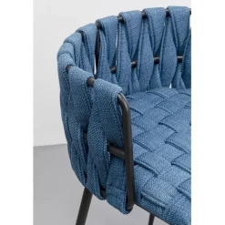 KARE Design Chaise de bar Saluti bleu 77cm><noscript><img width=