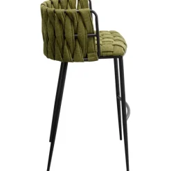 KARE Design Chaise de bar Saluti vert foncé 77cm><noscript><img width=