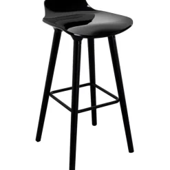 KARE Design Chaise de bar York noir 75cm> Meubles
