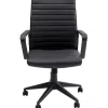 KARE Design Chaise de bureau Labora dossier bas noir> Meubles