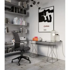 KARE Design Chaise de bureau Labora dossier bas noir><noscript><img width=