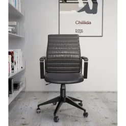 KARE Design Chaise de bureau Labora dossier bas noir><noscript><img width=