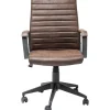KARE Design Chaise de bureau pivotante Labora marron> Meubles
