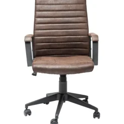 KARE Design Chaise de bureau pivotante Labora marron> Meubles