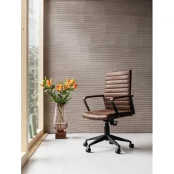 KARE Design Chaise de bureau pivotante Labora marron><noscript><img width=
