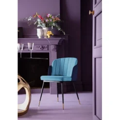 KARE Design Chaise Hojas bleu> Meubles