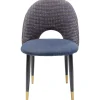 KARE Design Chaise Hudson bleu> Meubles