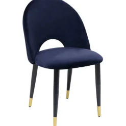 KARE Design Chaise Iris velours bleu (2/set)><noscript><img width=