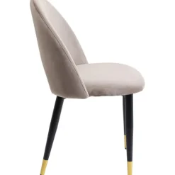 KARE Design Chaise Iris velours taupe (2/set)><noscript><img width=