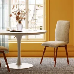 KARE Design Chaise Lara velours cotelé crème> Meubles