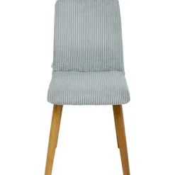 KARE Design Chaise Lara velours cotelé bleu> Meubles