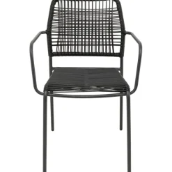 KARE Design Chaise Madagascar noir> Meubles