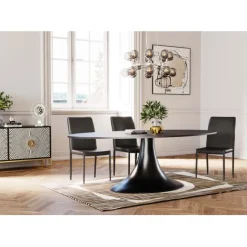 KARE Design Chaise Milano noire><noscript><img width=
