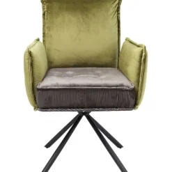 KARE Design Chaise pivotante a. acc. Chelsea.vert> Meubles