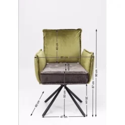 KARE Design Chaise pivotante a. acc. Chelsea.vert><noscript><img width=